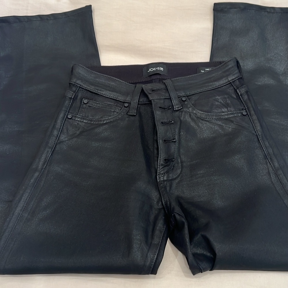 JOES CALLIE BLACK COATED CROPPED BOOT SIZE 23 - Picture 2 of 11